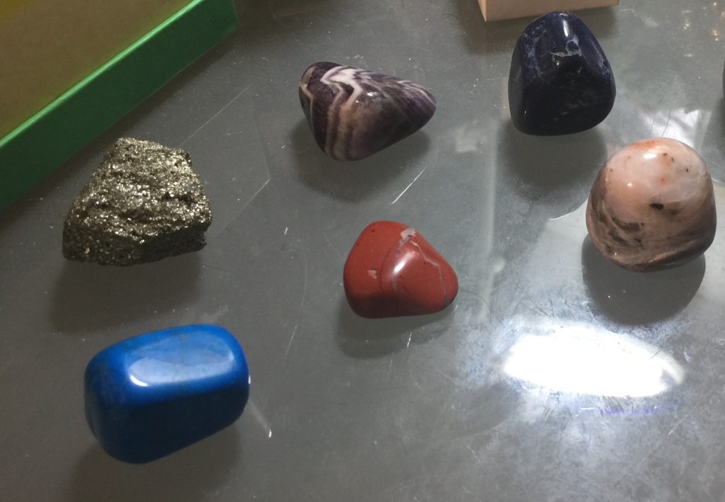 Piedras y cristales