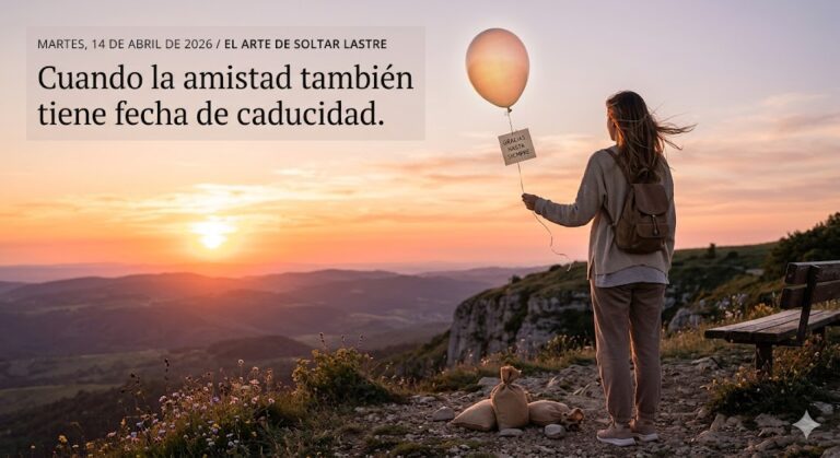 El arte de soltar lastre para avanzar en tu proceso personal